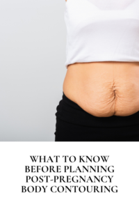 woman post partum body